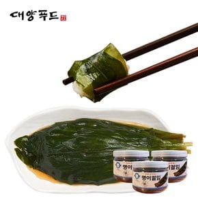 새콤달콤 명이나물 장아찌 절임 300g x 3통