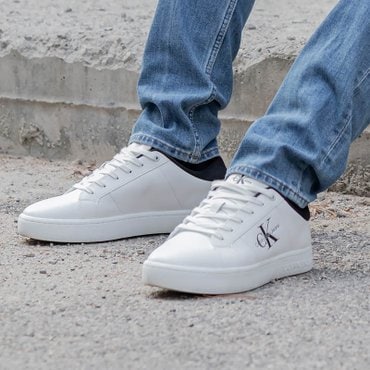 Calvin Klein Jeans ACC 남성 로마 클래식 스니커즈(YM00864-01W)