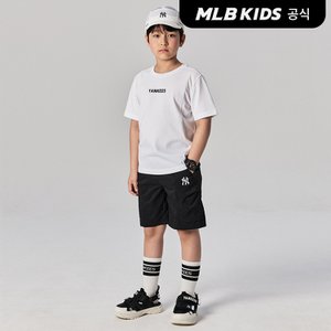 MLB키즈 (공식)24SS 아웃도어 반팔 티셔츠 세트 NY