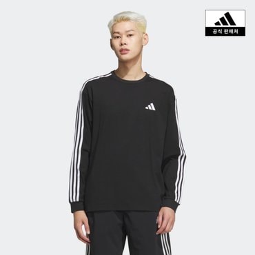 아디다스 [아디다스코리아공식] 에센셜+ 루즈 핏 3S 긴팔 티 [JW6934]