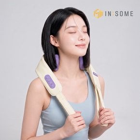 목 어깨 마사지기 승모근 마사지 무선 지압 온열 안마기 ISM-V1