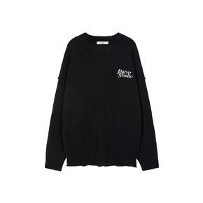 Small Logo Knit in Black VK3SP906-10