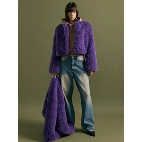 CERA 2way fur coat [purple]