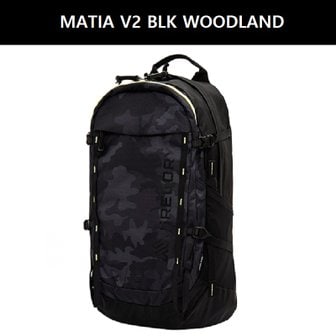 그레고리 백팩 MATIA V2 BLK WOODLAND 19J29013