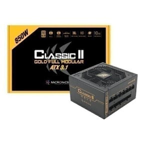 히트 마이크로닉스 Classic II 850W 80PLUS골드 풀모듈러 ATX3.1/파워서플라이 /정품/오늘출발/안심포장/HIT