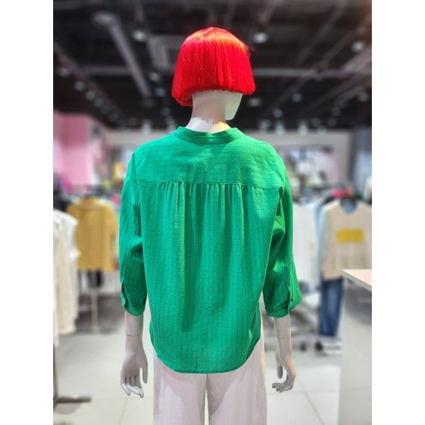 [부산점] 자수노카라 블라우스 BABL57531GN