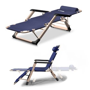 ETN 런웨이브 모던 접이식 침대 각도 조절 간이 야전 폴딩 캠핑 의자