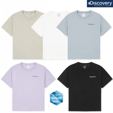디스커버리키즈 25SS 키즈 프레시벤트 에센셜 스몰로고 반팔티셔츠 DKRS62053
