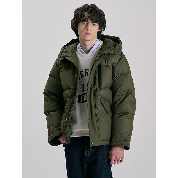 남성 숏기장 변형 다운 패딩점퍼 BNDDU415M