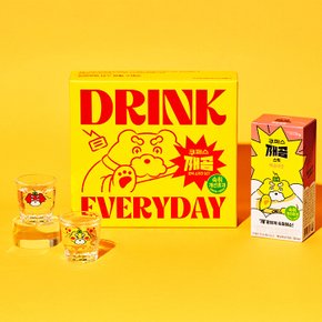 숙취해소쿠퍼스 깨곰 스틱 변온잔 세트 복숭아맛