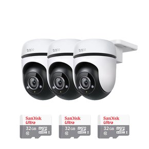 Tapo TC40+32GB SD카드 3팩 실외 야외 CCTV 홈캠 3세트