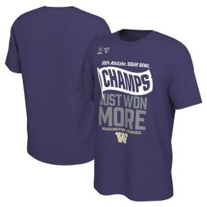 4805383 Nike Mens Purple Washington Huskies College Football Playoff 2024 Sugar Bowl Champ