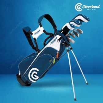 GOLFDEAL 클리브랜드 주니어 골프채 풀세트 던롭스포츠코리아 미디엄 라지