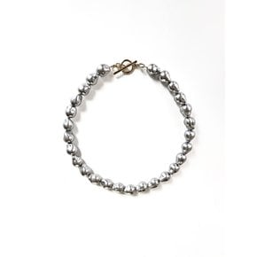 Baroque Pearl Necklace_Grey