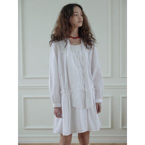 Innocent tie dress / White