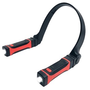루시 무선 마그네틱 휴대용 LED 후레쉬 캠핑 랜턴 손전등 넥라이트(USB충전식)