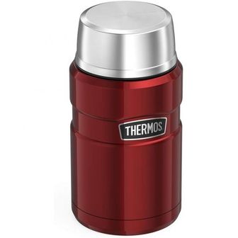  영국 써모스 도시락 Thermos 101514 Stainless King Food Flask Red 710 ml 1713660