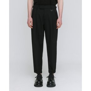 [파주점] 옴므 시그니처 투턱 캐롯 팬츠 SG2PT200BK