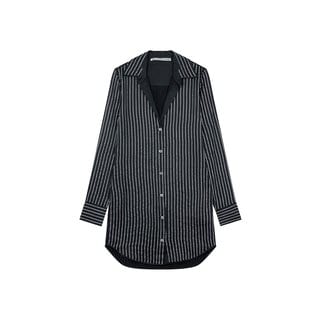 알렉산더왕 크리스털 실크 셔츠 원피스 3613161005000