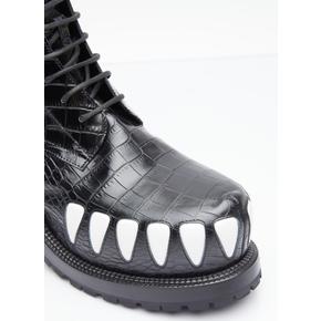 [해외배송] WALTER VAN BEIRENDONCK 하이퍼 베어 부츠 10001 COMB I BLACK CROCO B0110825544