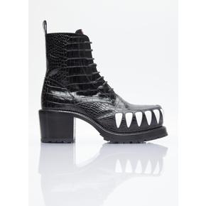 [해외배송] WALTER VAN BEIRENDONCK 하이퍼 베어 부츠 10001 COMB I BLACK CROCO B0110825544