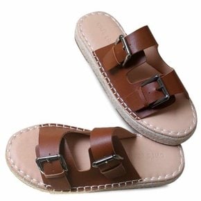 kami et muse Double belt espadrille slippers_KM22s033