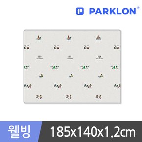 제로퍼제로 런투게더 웰빙 놀이방매트 185x140x1.2cm