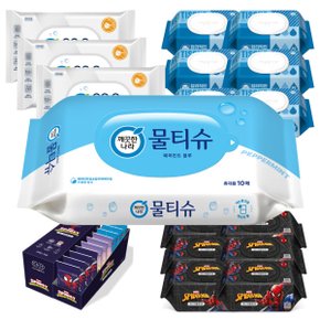 물티슈 모음 휴대용 캡형 마블캐릭터 손소독티슈 아기물티슈