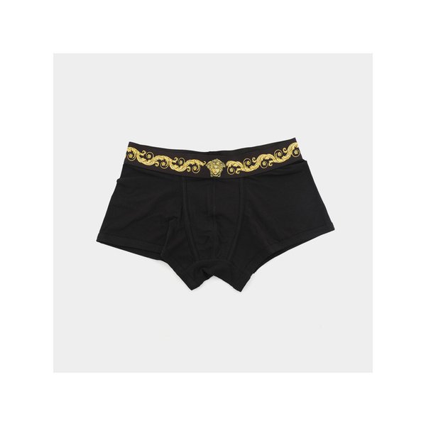 26SS 메두사 골드 프린트 언더웨어 드로즈 남성 팬티 1022751 1A16806 1B530