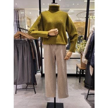 파프리카 뒷밴딩 기모 면 배기 팬츠 NJ4PTB08