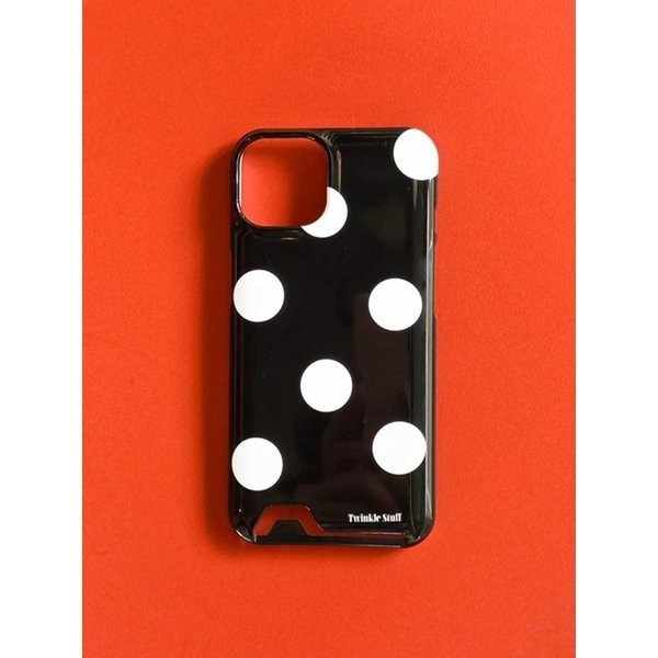 [카드포켓케이스] 심플 빅도트 블랙