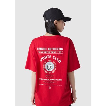 엄브로 남녀공용 HBL 프레쉬 심볼 반팔 티셔츠 UQ221CRS54RED