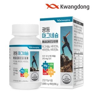 광동 마그네슘 90정 1박스(3개월분) / 비타민B 4중복합기능성
