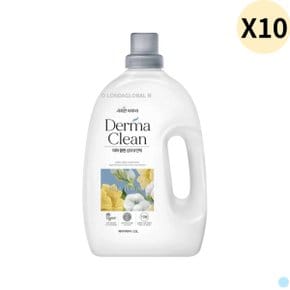 아우라 더마 클린 섬유유연제 베이비파우더 1.5L X10