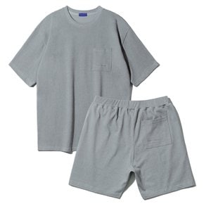 [DE LUXE] 251 Edition. Hello Weekend Half T-Shirt shorts set (3 COLOR)