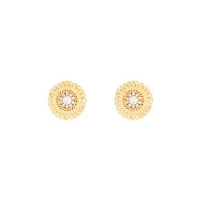 SS22 알레산드라리치 Other Accessory Alessandra rich spiral earrings CRY GOLD FABA2527 J024