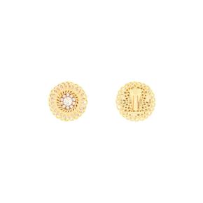 SS22 알레산드라리치 Other Accessory Alessandra rich spiral earrings CRY GOLD FABA2527 J024