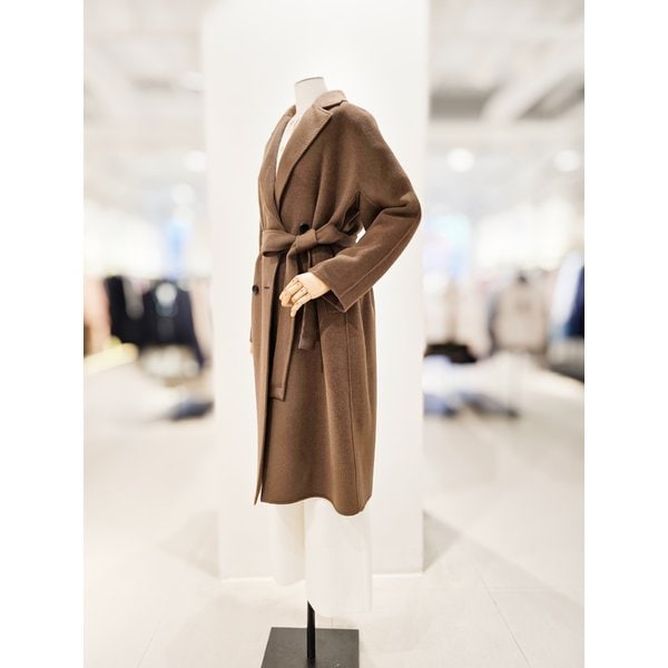 [파주점] [더아이잗컬렉션[울 캐시미어 벨티드 더블 롱코트 CRBA0CTL51