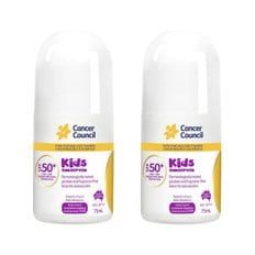 캔서카운슬 키즈 롤온 썬크림 SPF50+ 75ml 2개