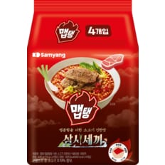 [이마트 단독] 삼양 삼시세끼 맵탱 매콤소고기라면 110g*4개