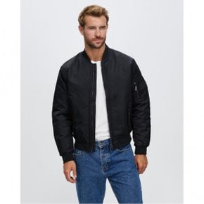 3907097 Calvin Klein Sateen Hero Bomber - CK Black