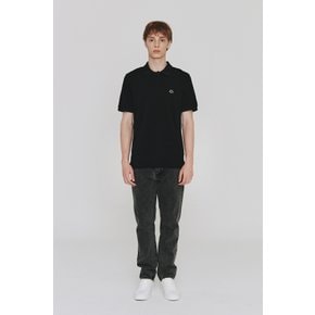 TIMAN - Small mutton Polo T-shirt_Black_LPTA0TS91U (남녀공용)