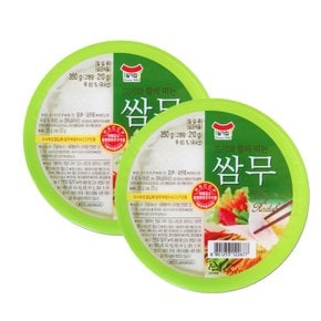 일미 일가집 쌈무 새콤 350g 고기와 함께 먹는 9개