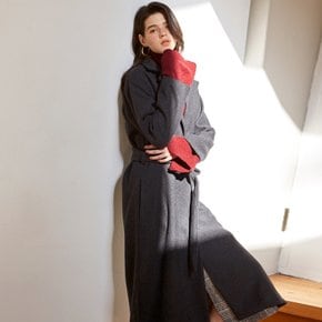 BASIC SLIT LONG COAT_CHARCOAL