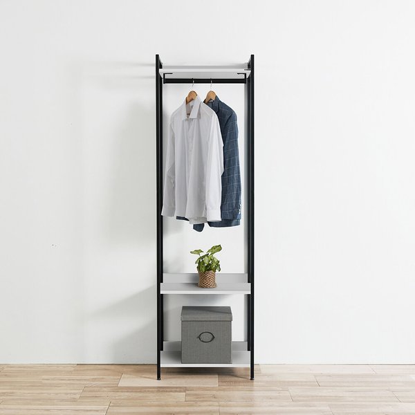 [동서가구] 쏘노 시스템 드레스룸 600 1단 행거 옷장 DF911333