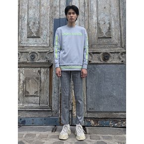 네온 포인트 슬림 팬츠