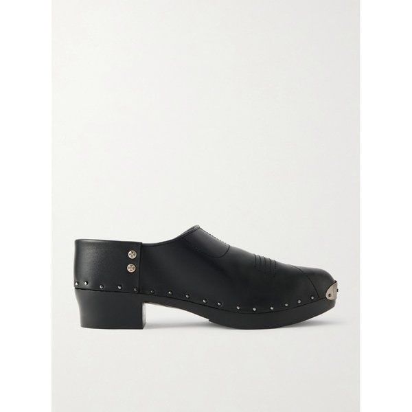 앙팡 리쉬 데프리메 스터드 가죽 클로그 46376663162916508