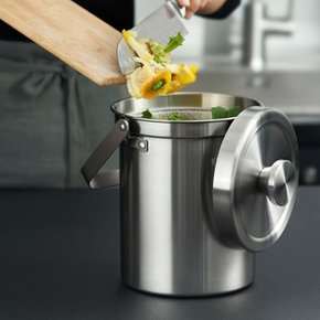 베니 스텐 음식물쓰레기통 음쓰통 음식물통 휴지통 3L