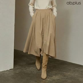 [ab.plus/신상] 코듀로이 플리츠 롱 스커트 (LSA1MS38A)
