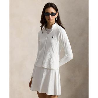 폴로 랄프 로렌 폴로 골프 여성 케이블 스트레치 자카드 지퍼 재킷(WMXGKNINFB20055100)